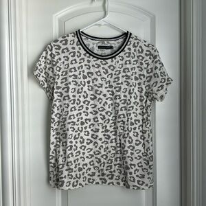 Abercrombie & Fitch leopard tee, size small